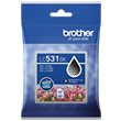 LC531 Brother LC531BK Black Ink Cartridge, 250 Pages.